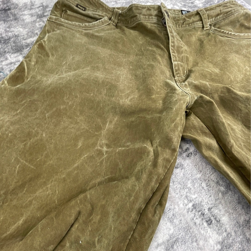 Kuhl Mens 40x32 Ryder Pants Khaki Patina Dye Distressed Outdoor Hiking Workwear - Picture 16 of 16